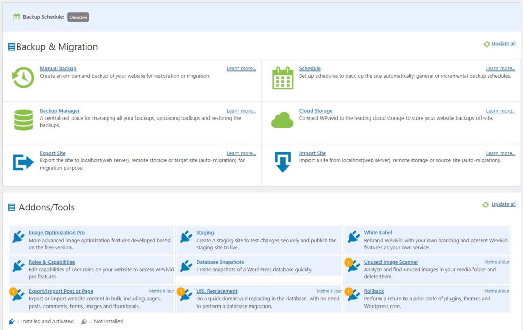 WP vivid Pro plugin wordpress