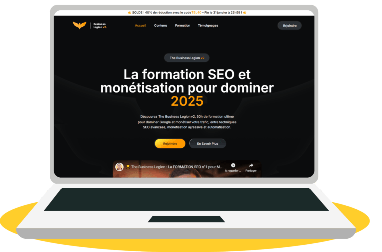 Landing Page The Business Legion