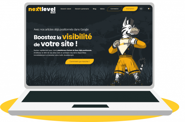 NextLevel Link Plateforme de Netlinking sur article positionné